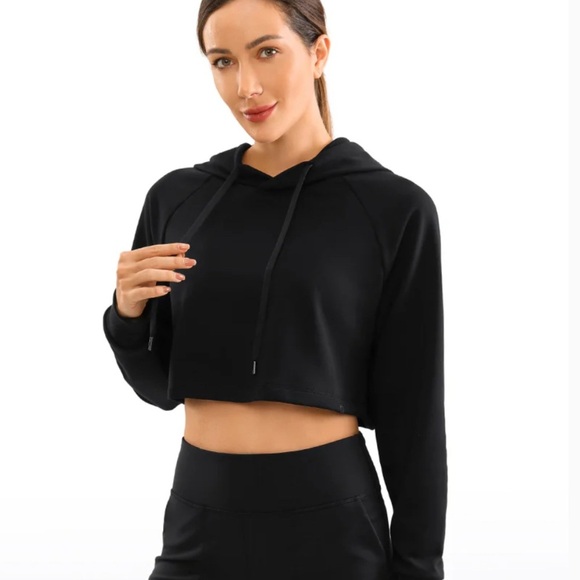 CRZ Down the Street Cropped Hoodies
Women's Black Crop Top - Picture 1 of 3